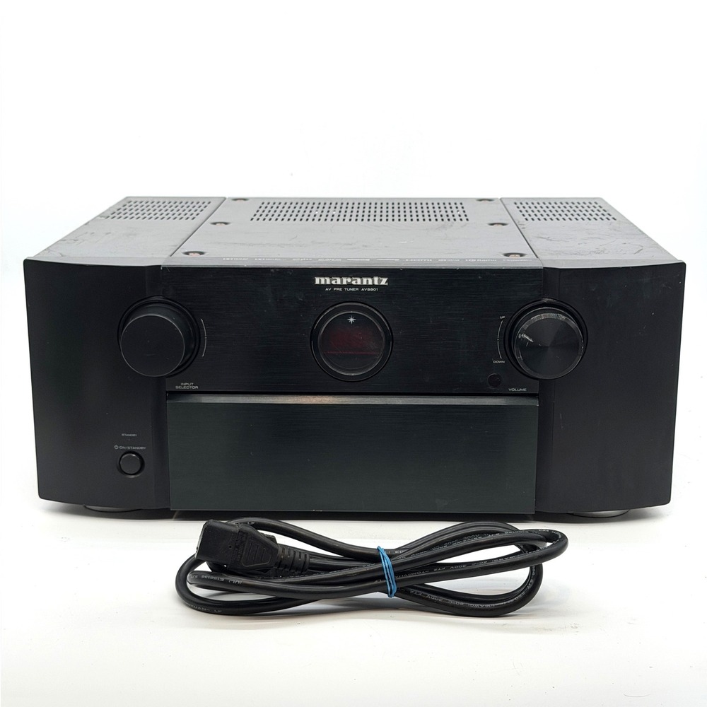 Marantz AV8801 11.2 Channel AV Pre-Tuner Preamplifier Black Made in Japan Tested